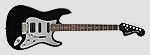 Squier Black and Chrome Stratocaster HSS Special Edition