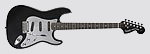 Squier Black and Chrome Stratocaster Special Edition